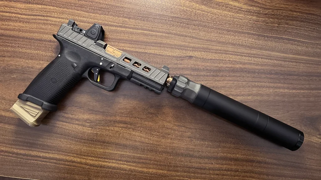 Fortunately, the Banish 45 from Silencer Central ran with 124-grain FMJ ammo.