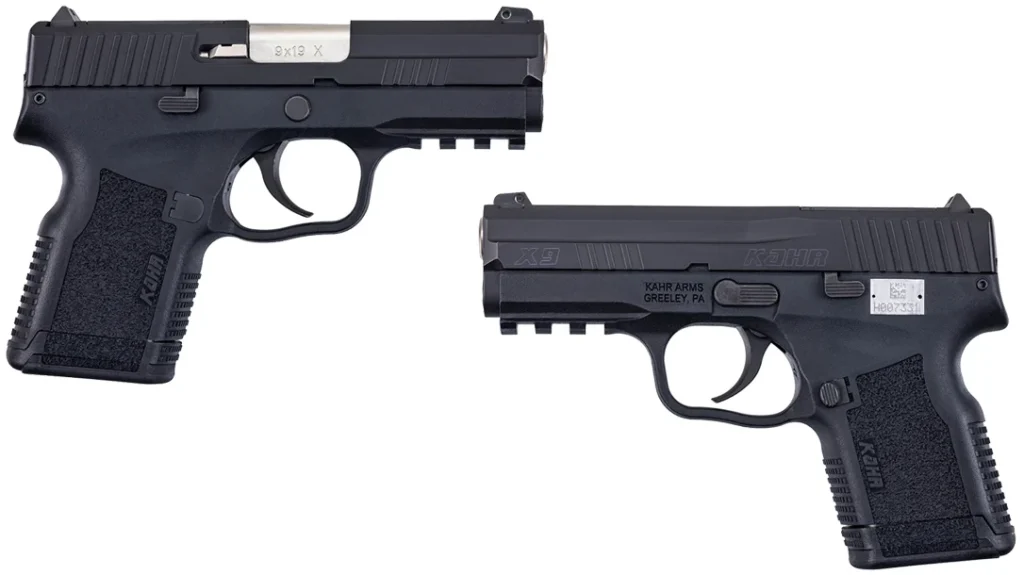 The Kahr Arms X9 double-stack 9mm.