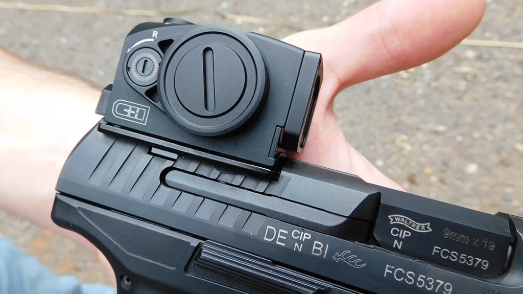 The Duty-XL represents a growing trend toward larger, more reliable closed emitter handgun optics.