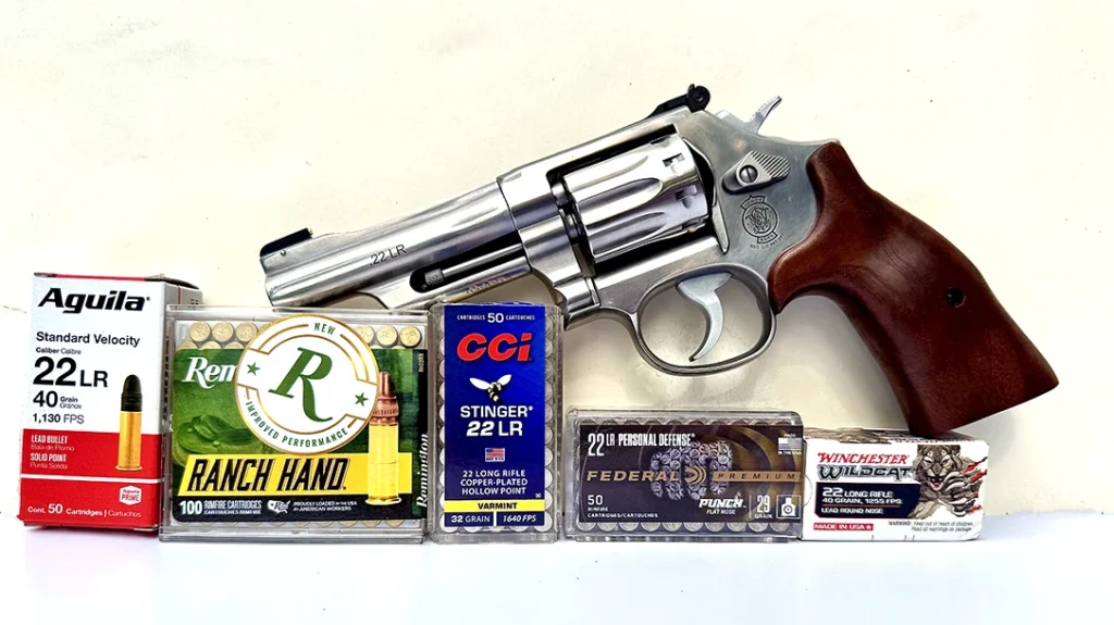 The author wanted a variety of .22 LR cartridges with different bullet weights, configurations, and in both standard and high-velocity.