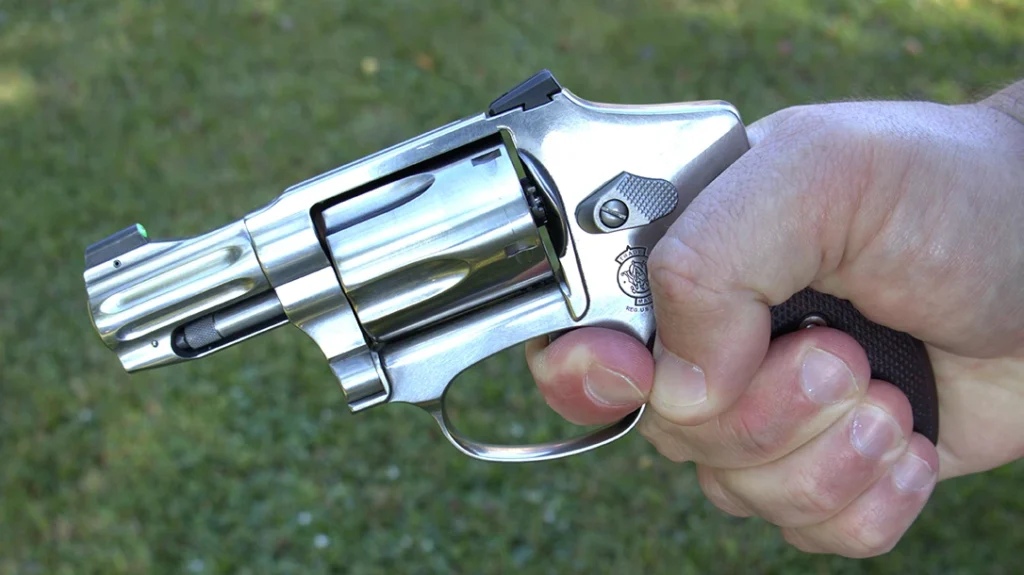 Smith & Wesson revolver timing test.