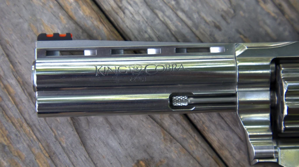 The Colt King Cobra .22 debuted in 2022 with either a 4.25-inch or 6-inch barrel.