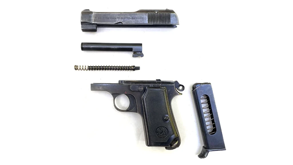These all-steel pistols are blowback-operated, hammer-fired, and have a single-action trigger.