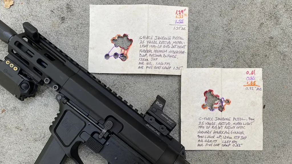 The GForce Arms 9mm Jawbone is not your standard, clunky, overly heavy, 9mm AR platform.