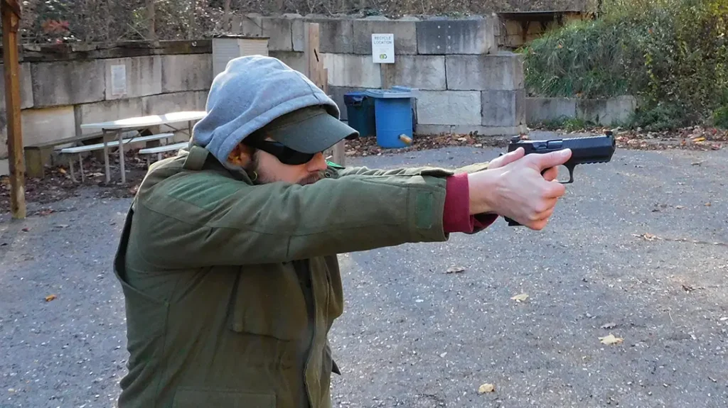 Deep front slide serrations ease the challenges of manipulating the low-profile slide, which does require some practice.