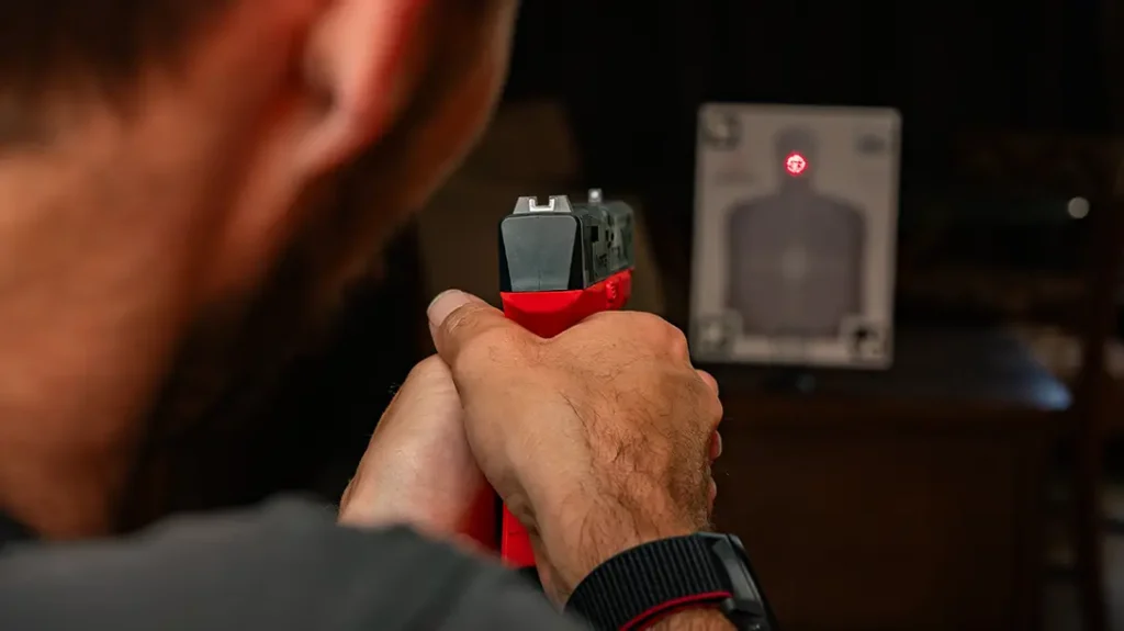 Throughout the day, I get more practice than a dedicated trip to the range, all in just a few seconds.