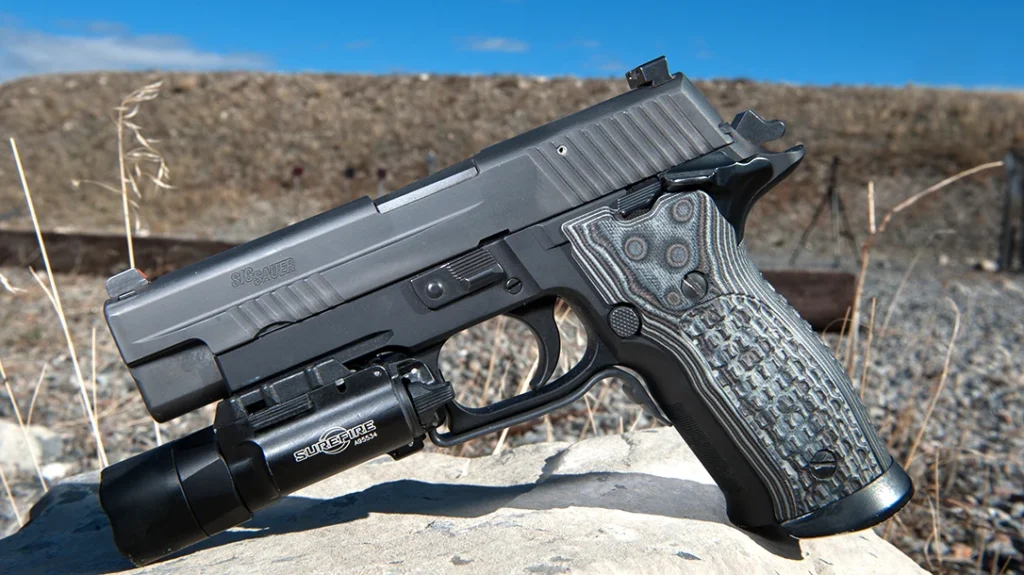 2013 Sig Sauer P226 SAO carries on the legacy.