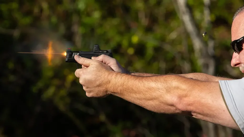 What surprised the author about the pistol was how well it handled recoil, especially with +P loads.