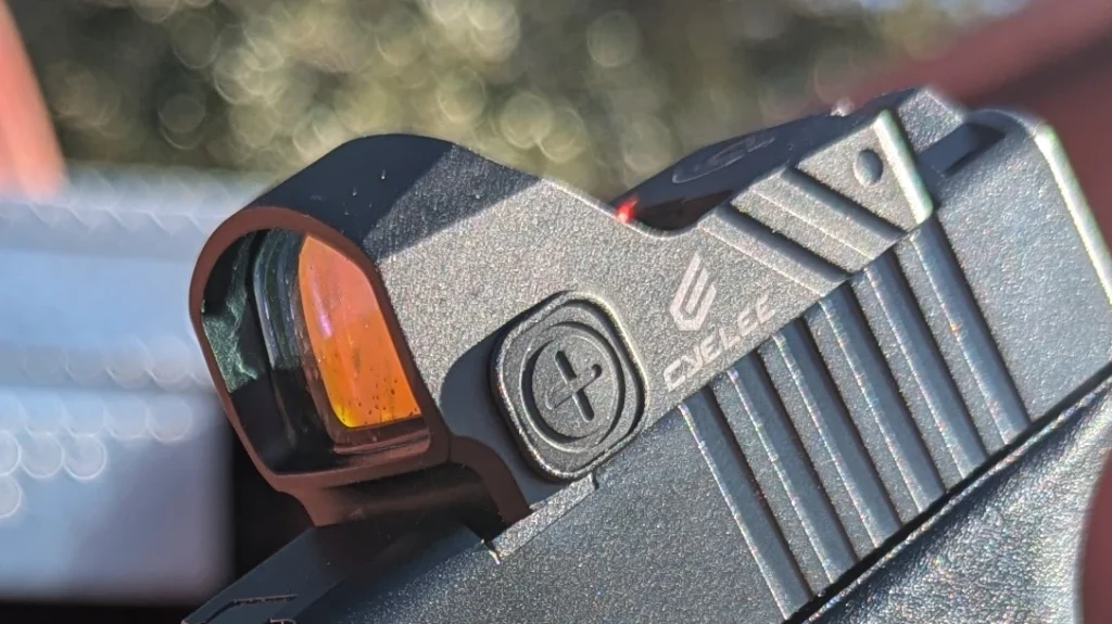 The optic system is still modular, but now the optics are installed directly to the slide.