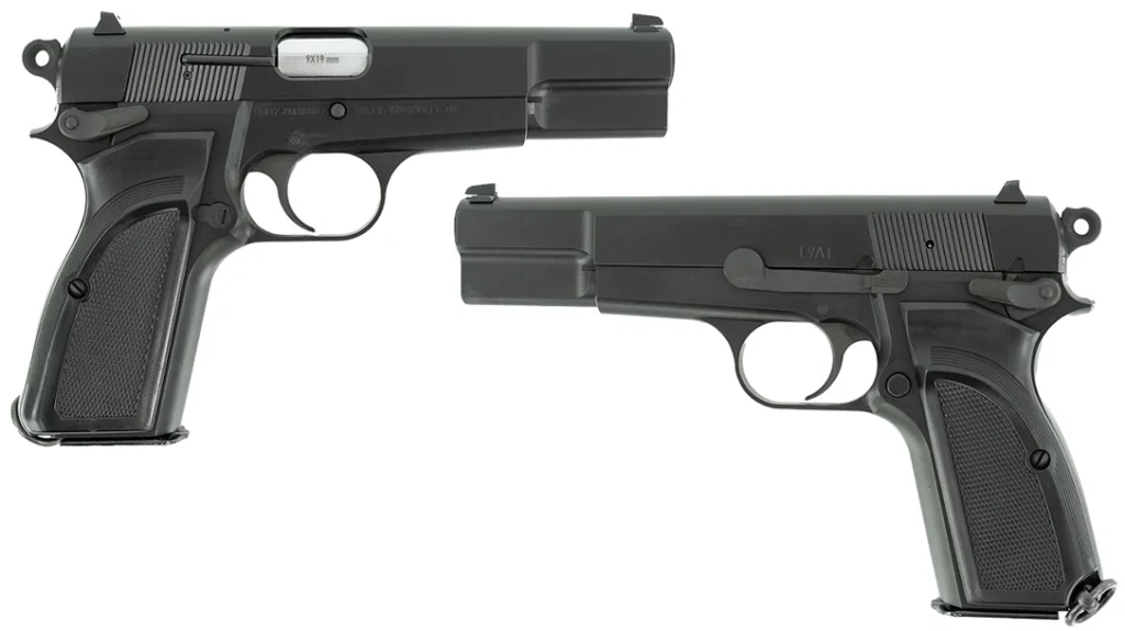 The SDS Arms/Inglis Manufacturing L9A1 Hi-Power.