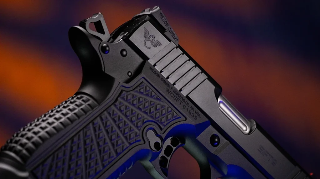 The Wilson Combat SFT9 has a beavertail, but no grip safety.