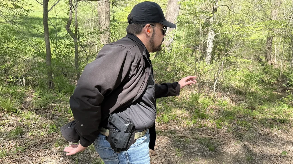 The author conducted the tests on his personal outdoor pistol range, from a holster (Crossbreed Drop Slide OWB), using a random-start setting on a shot timer.
