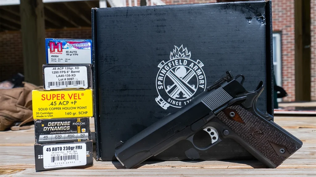 Springfield Armory includes a double-zipper case with each Garrison Target handgun.